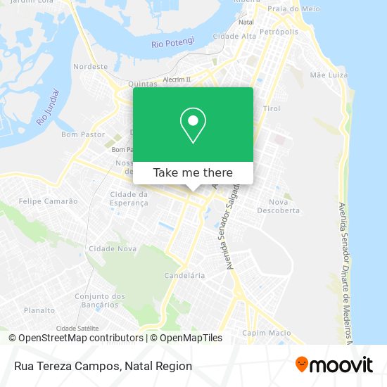 Rua Tereza Campos map