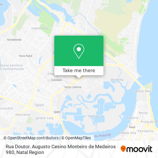 Rua Doutor. Augusto Cesino Monteiro de Medeiros 980 map