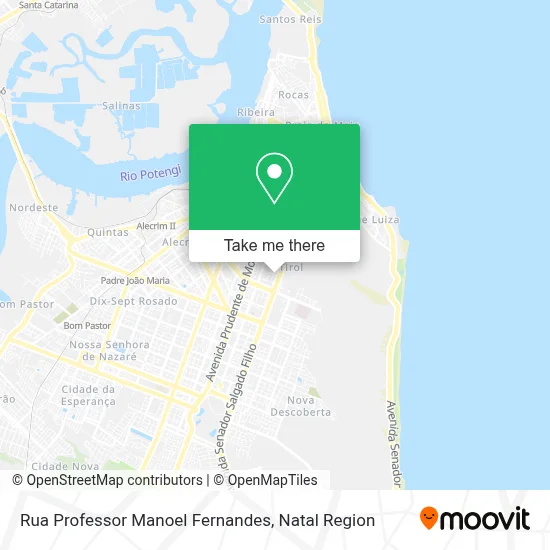 Rua Professor Manoel Fernandes map