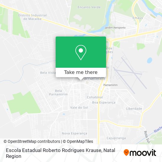 Escola Estadual Roberto Rodrigues Krause map