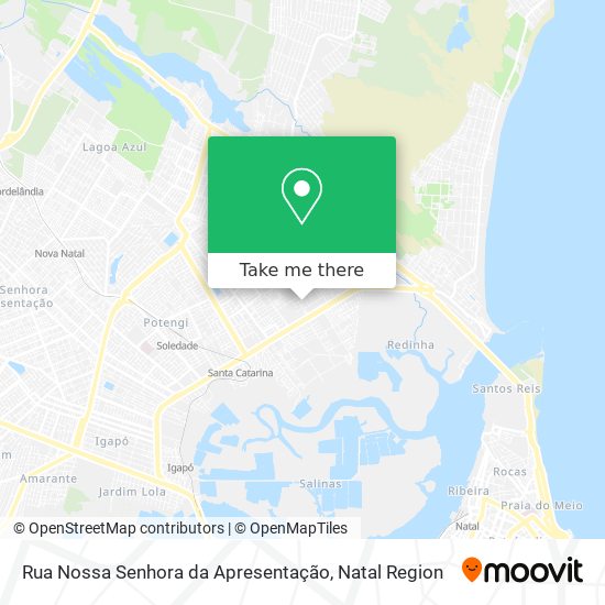 Mapa Rua Nossa Senhora da Apresentação