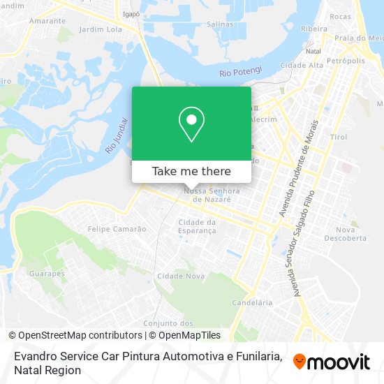 Evandro Service Car Pintura Automotiva e Funilaria map