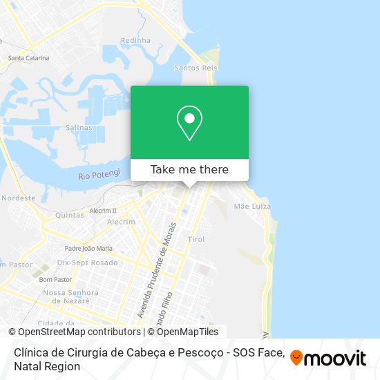 Mapa Clínica de Cirurgia de Cabeça e Pescoço - SOS Face