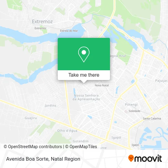 Avenida Boa Sorte map