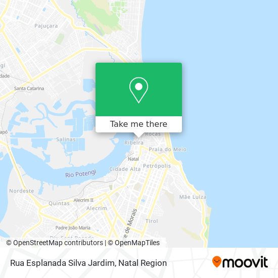 Mapa Rua Esplanada Silva Jardim