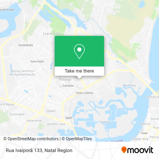 Rua Ivaiporã 133 map