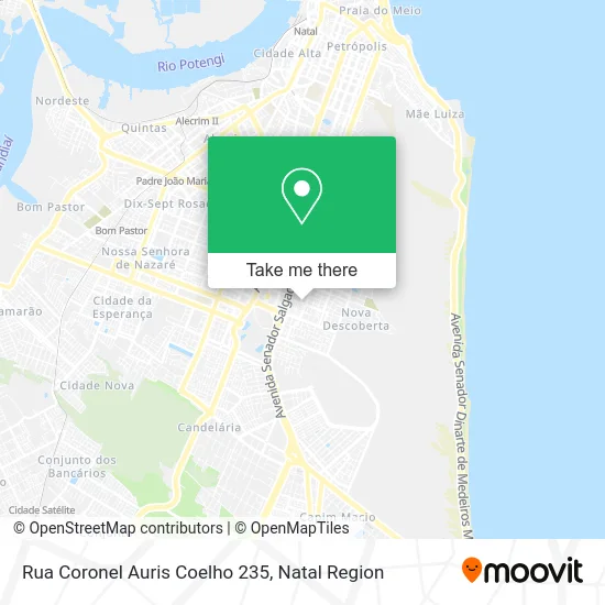 Rua Coronel Auris Coelho 235 map