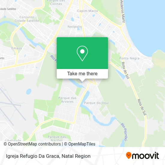 Igreja Refugio Da Graca map
