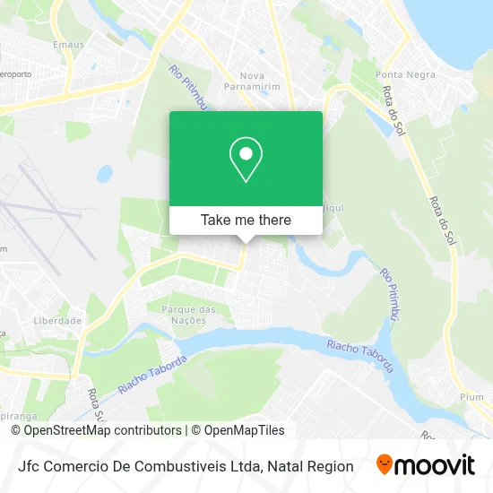 Jfc Comercio De Combustiveis Ltda map