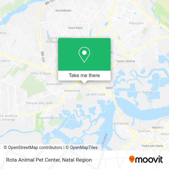 Rota Animal Pet Center map