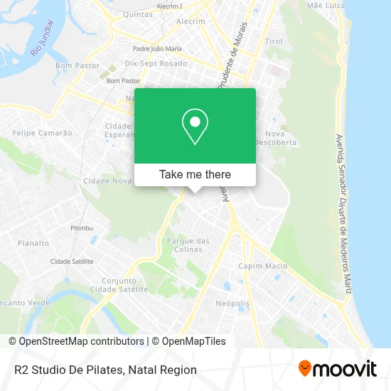 R2 Studio De Pilates map