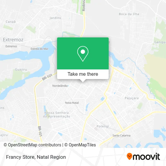 Francy Store map
