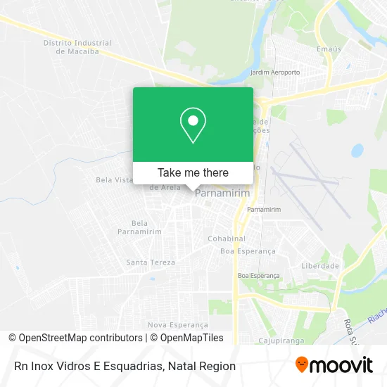 Rn Inox Vidros E Esquadrias map
