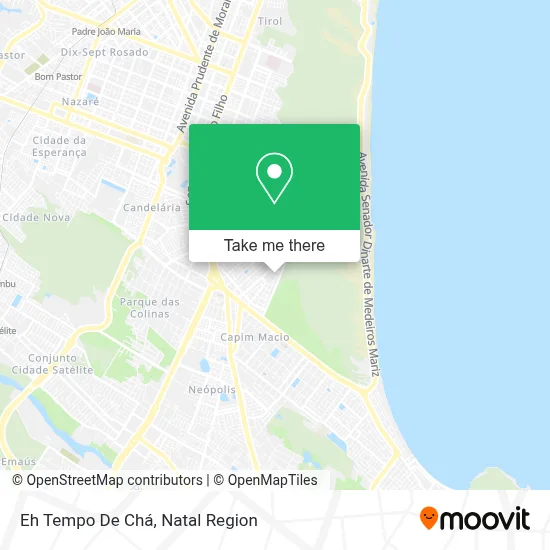 Eh Tempo De Chá map