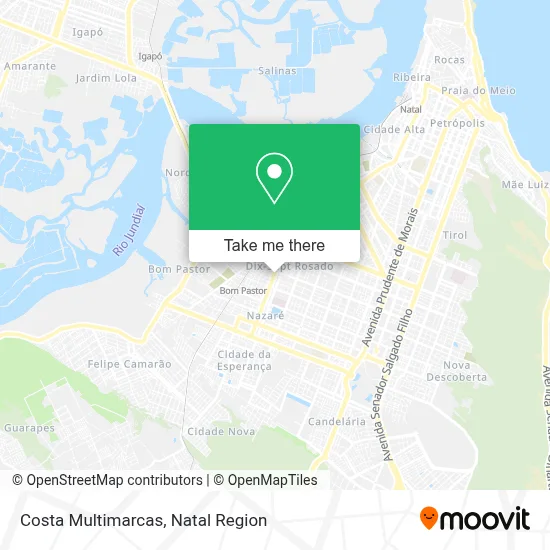 Costa Multimarcas map