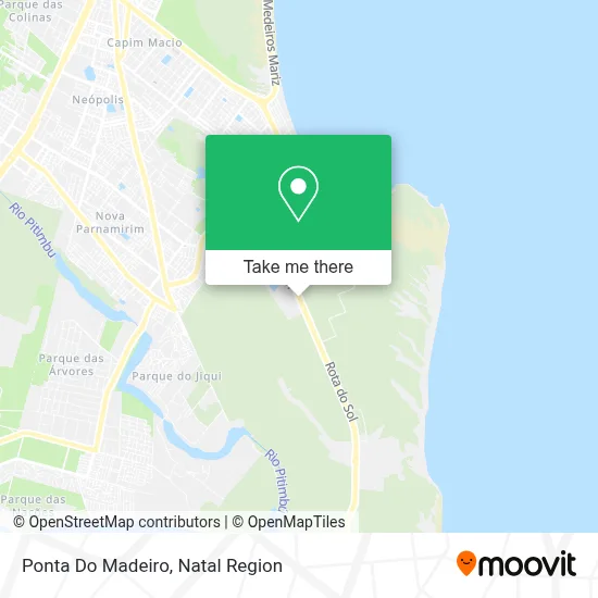 Ponta Do Madeiro map