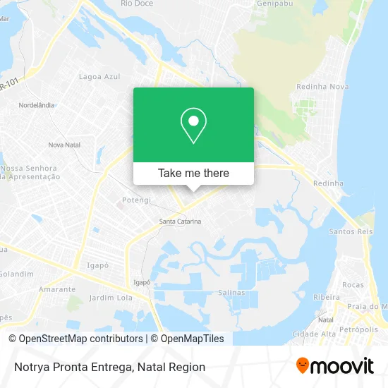 Notrya Pronta Entrega map