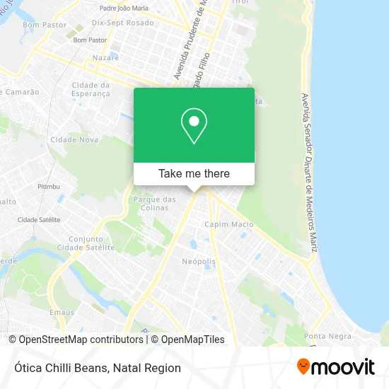 Ótica Chilli Beans map