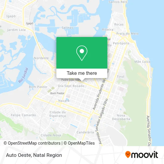 Auto Oeste map
