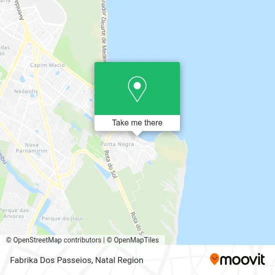 Fabrika Dos Passeios map