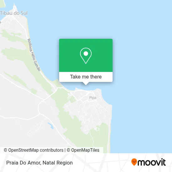 Praia Do Amor map