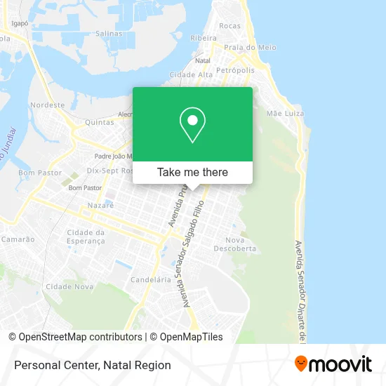Personal Center map