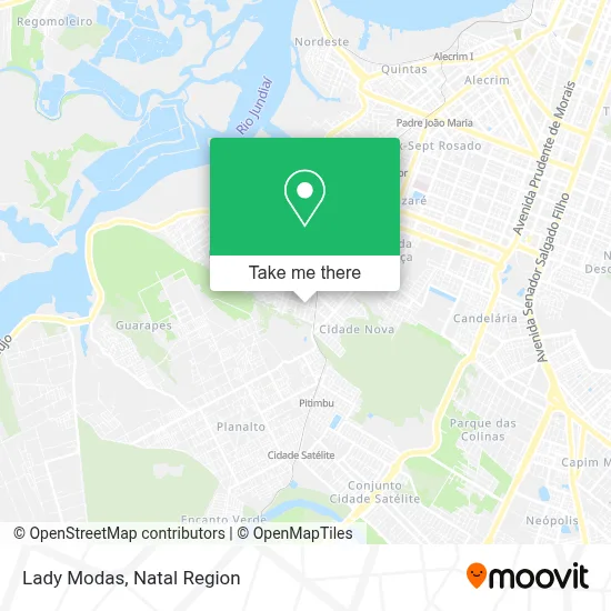 Lady Modas map