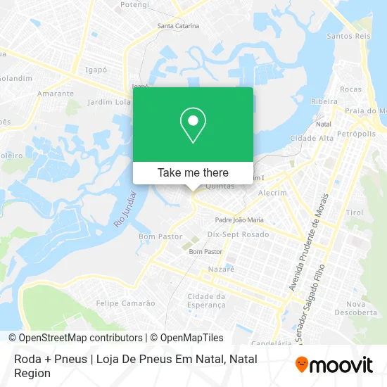 Roda + Pneus | Loja De Pneus Em Natal map