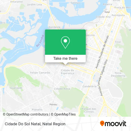 Cidade Do Sol Natal map