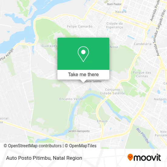 Auto Posto Pitimbu map