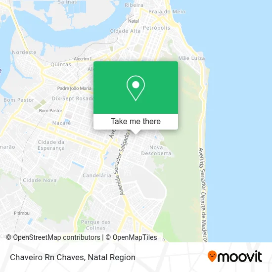 Chaveiro Rn Chaves map