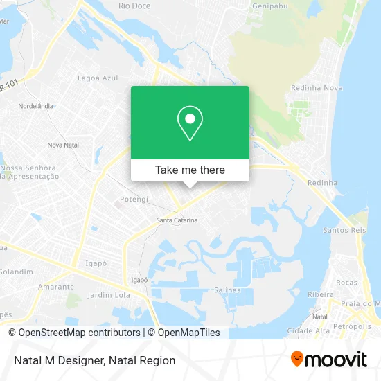 Natal M Designer map