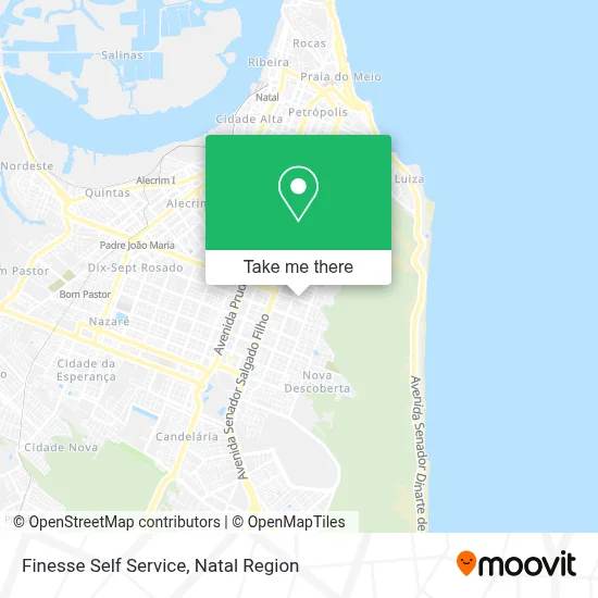 Finesse Self Service map