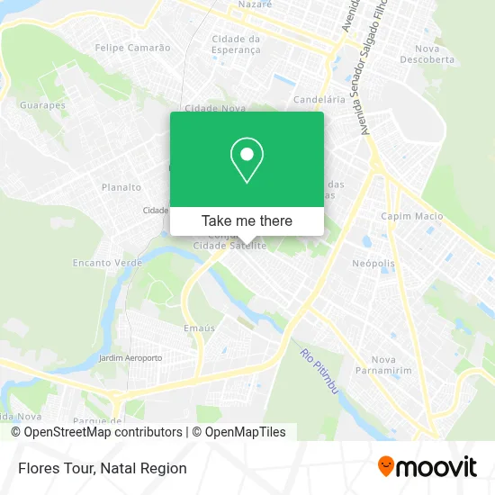 Flores Tour map