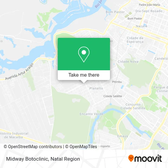 Midway Botoclinic map