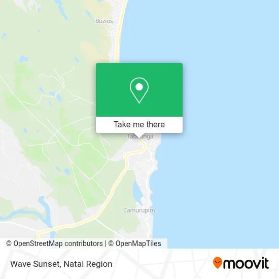 Wave Sunset map