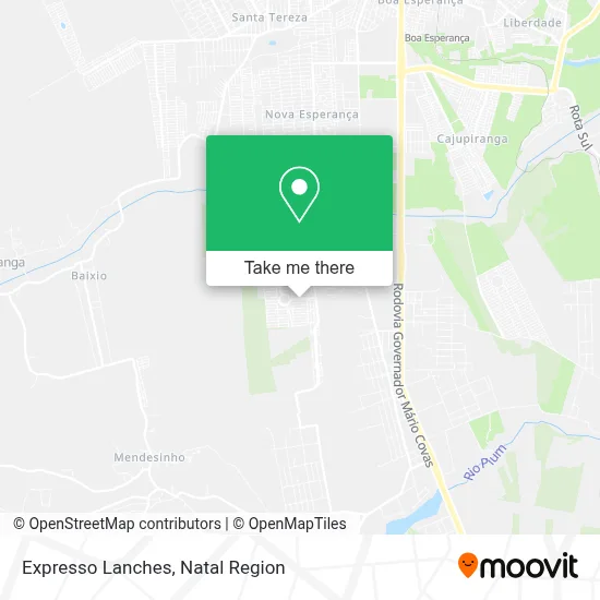 Expresso Lanches map