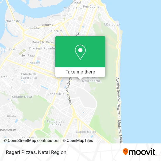 Ragari Pizzas map