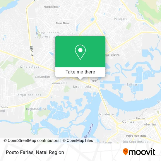 Posto Farias map