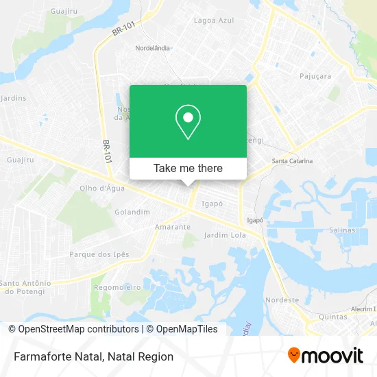 Farmaforte Natal map