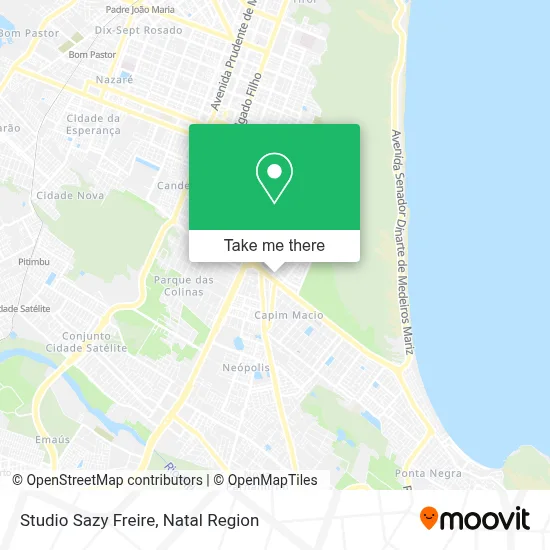 Studio Sazy Freire map