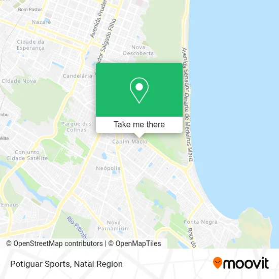 Potiguar Sports map