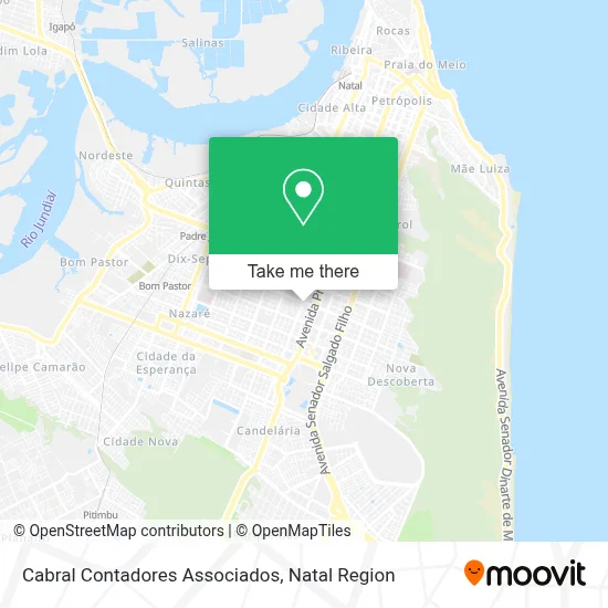 Cabral Contadores Associados map
