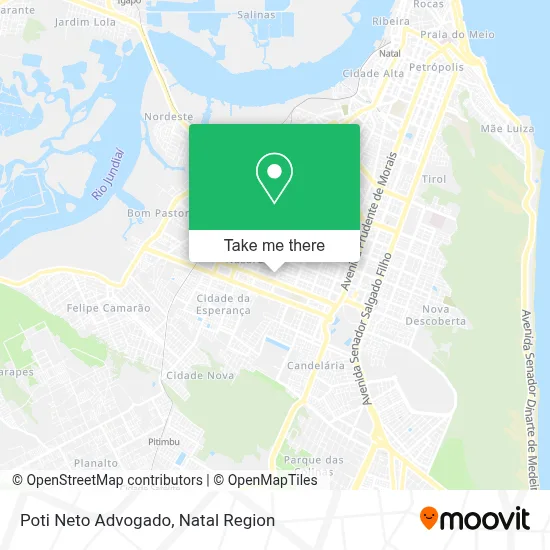 Poti Neto Advogado map