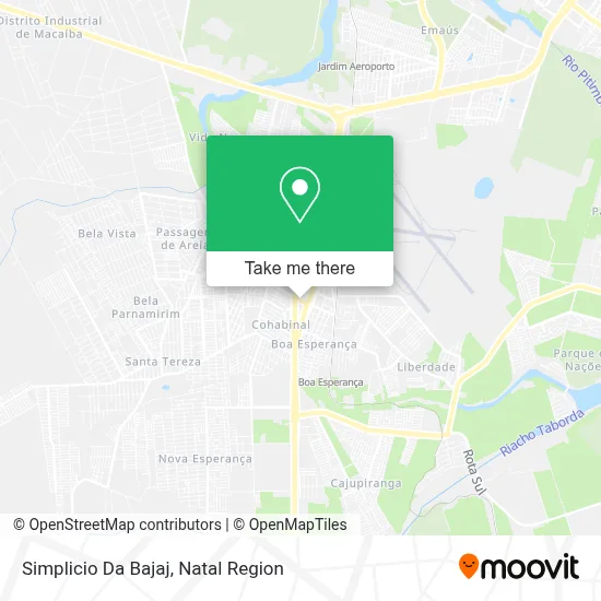 Simplicio Da Bajaj map