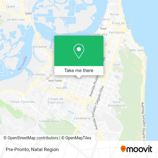 Pre-Pronto map