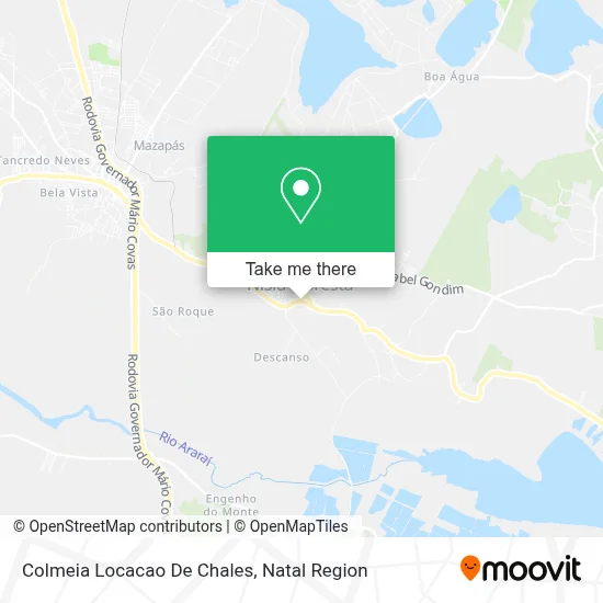 Colmeia Locacao De Chales map