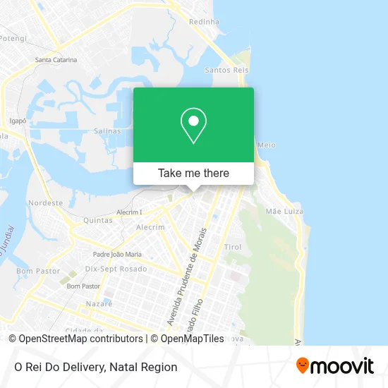 O Rei Do Delivery map