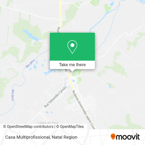 Casa Multiprofissional map