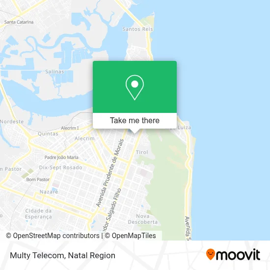 Multy Telecom map